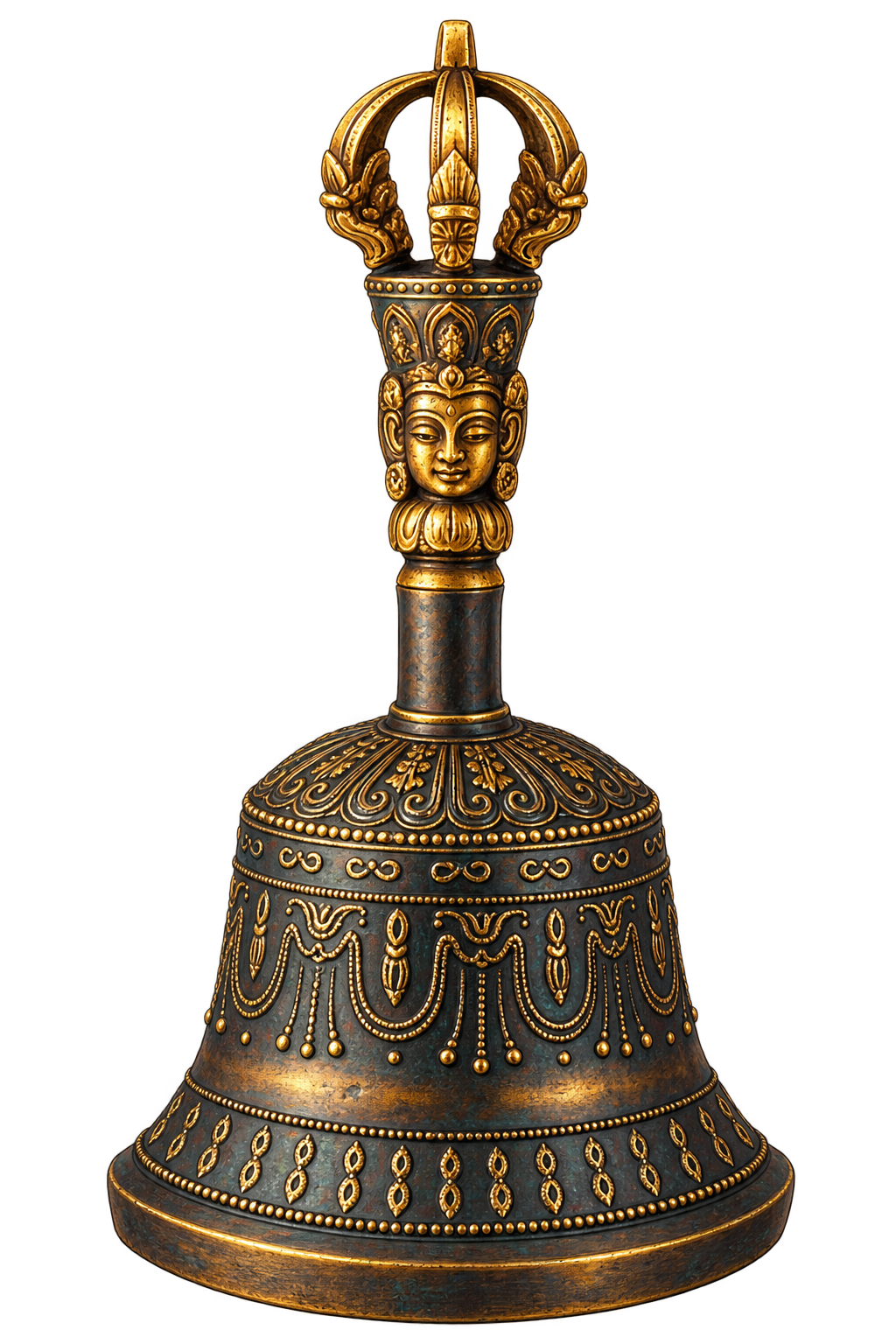 Ornate Tibetan Ritual Bell